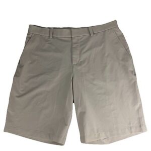 Nike Dri fit Golf Shorts Men's 38 Comfort No Slip Waist Beige